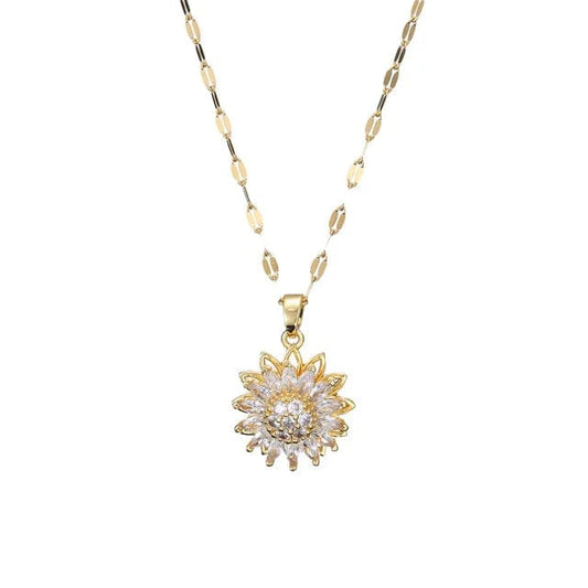 Set Girasol de Lujo : Collar y Anillo